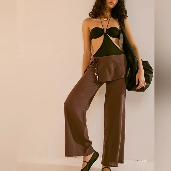 FREE PEOPLE Pasadena Pants NWT - Picture 1 of 12